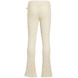 Me & My Monkey - Crochet Flared Broek - Crème - Gehaakte Katoenmix