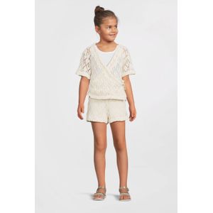 Me & My Monkey - Crochet Wrap Top - Crème - Wikkeltops