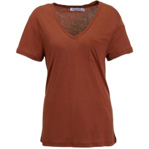Anytime - Loose Fit T-shirt - V-hals - Dames