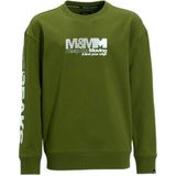 Me & My Monkey - Sweater - Khaki - Met Printopdruk