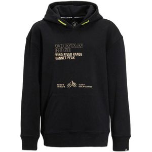 Me & My Monkey - Hoodie - Zwart - Met Printopdruk