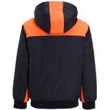 Orange Stars - Jas - Zwart/oranje - Sportief Model - Met Capuchon en Ritssluiting
