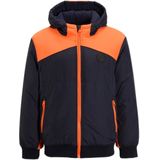 Orange Stars - Jas - Zwart/oranje - Sportief Model - Met Capuchon en Ritssluiting