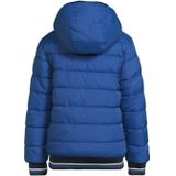 Anytime - Korte Gewatteerde Reversible Jas - Blauw