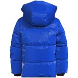 Coolcat - Jessy - Gecoate Pufferjas - Blauw - Met Capuchon en Ritssluiting