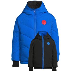 Orange Stars - Omkeerbare Jas - Jongens - Gewatteerd en Effen - Winterjassen