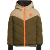 Orange Stars - Otis - Gewatteerde Jas - Khaki/beige/zwart - Reversible