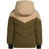 Orange Stars - Otis - Gewatteerde Jas - Khaki/beige/zwart - Reversible