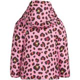 Orange Stars - Isa - Reversible Jas - Bloemenprint - Capuchon - Lange Mouwen - Colourblock Detail