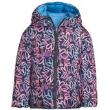 Orange Stars - Isa - Reversible Jas - All-over Print - Polyester - Capuchon - Lange Mouwen