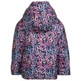 Orange Stars - Isa - Reversible Jas - All-over Print - Polyester - Capuchon - Lange Mouwen