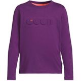 Me & My Monkey - Longsleeve - Donkerpaars - 3D Tekst Printopdruk