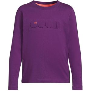 Me & My Monkey - Longsleeve - Donkerpaars - 3D Tekst Printopdruk