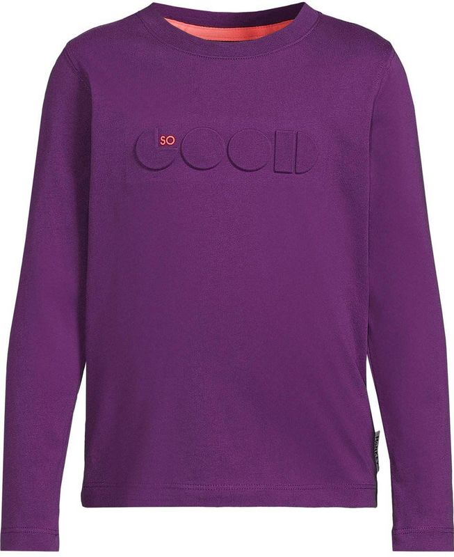 Me & My Monkey - Longsleeve - Donkerpaars - 3D Tekst Printopdruk