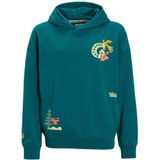 Me & My Monkey - Hoodie Ava - Donkergroen - Met Printopdruk