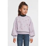 Me & My Monkey - Sofia - Sweater - Paars - Met Bloemenprint