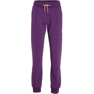 Me & My Monkey - Scuba Joggingbroek - Donkerpaars - Met Printopdruk