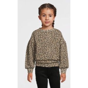 Me & My Monkey - Trui - Bruin - Panterprint