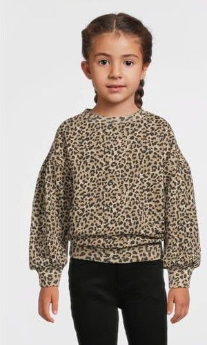Me & My Monkey - Trui - Bruin - Panterprint