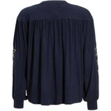 Me & My Monkey - Top - Donkerblauw - Met Sterren - Lange Mouwen