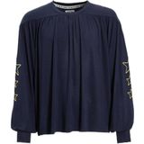 Me & My Monkey - Top - Donkerblauw - Met Sterren - Lange Mouwen