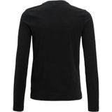 Orange Stars - Longsleeve - Zwart - Met Printopdruk - Lange Mouwen