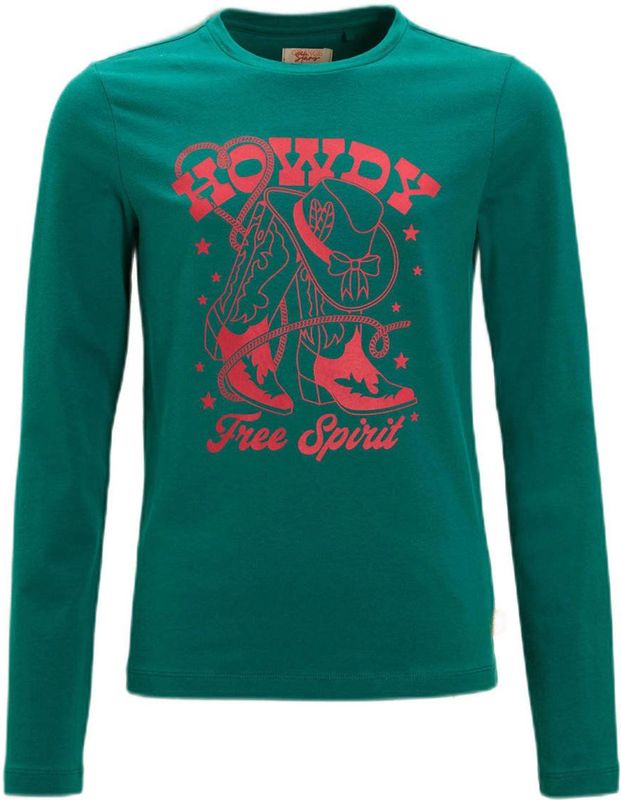 Orange Stars - Longsleeve - Katoen - Westernprint