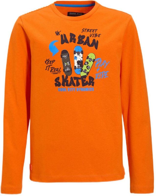 Urban Skater - Longsleeve - Zacht Katoen - Voor Jongens