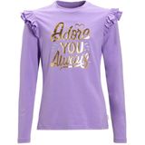 Orange Stars - Longsleeve - Paars - Met Printopdruk