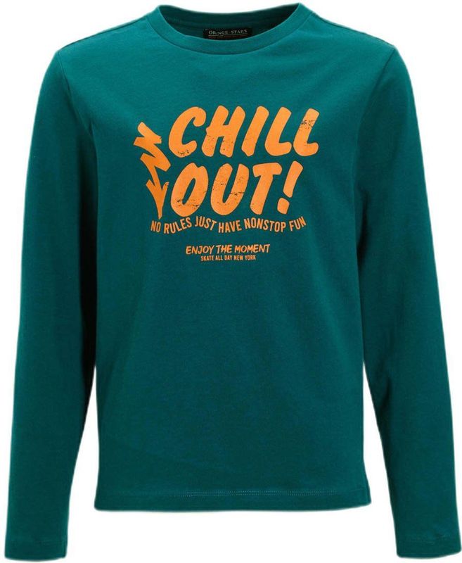 Orange Stars - Longsleeve - Katoen