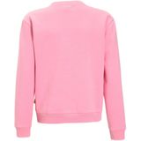 Orange Stars - Lizzie - Fleece Sweater - Roze - Panter Printopdruk