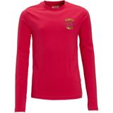 Orange Stars - Longsleeve - Roze - Met Printopdruk - Ronde Hals - Lange Mouwen