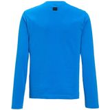 Orange Stars - Luca - Longsleeve - Blauw - Logo Print