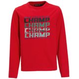 Orange Stars - Charlie - Longsleeve - Rood - Champ Racing Printopdruk