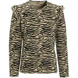 Orange Stars - Longsleeve - Beige - Razi - Met Ruches