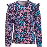 Orange Stars - Razi - Longsleeve - Multi - Ruches bij de Schouders