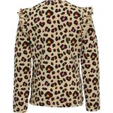 Orange Stars - Razi - Longsleeve - Multi - Ruches bij de Schouders