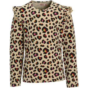 Orange Stars - Razi - Longsleeve - Multi - Ruches bij de Schouders