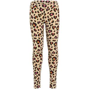 Orange Stars - Legging - Multi - Panterprint - Skinny Model - Zachte Jersey Stof