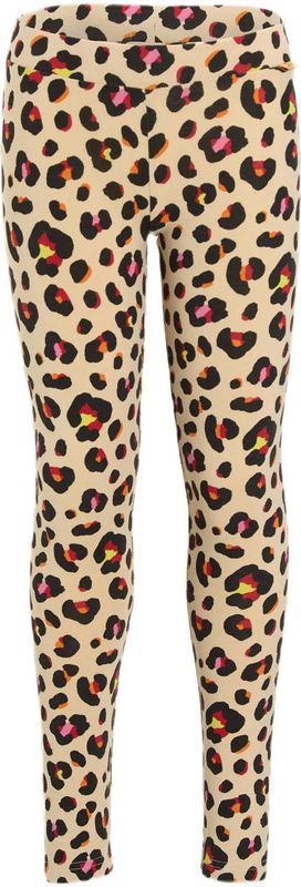 Orange Stars - Legging - Multi - Panterprint - Skinny Model - Zachte Jersey Stof