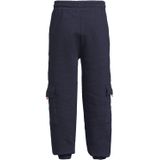 Orange Stars - Steven - Fleece Cargo Joggingbroek - Donkerblauw