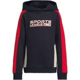 Orange Stars - Lando - Fleece Hoody - Donkerblauw - Met Printopdruk