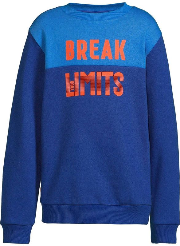 Orange Stars - Theo - Sweater - Blauw - Katoenmix - Ronde Hals