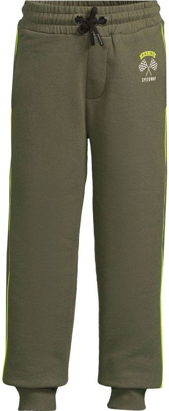 Orange Stars - Joggingbroek - Katoenmix - Met Fleece Voering - Speedway Print