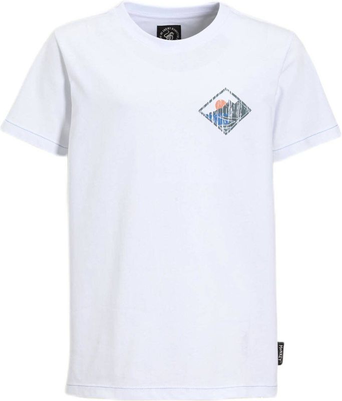 Me & My Monkey - T-shirt - Groen - Katoen - Lake Tahoe-print