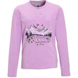 Me & My Monkey - Longsleeve - Paars - Met Printopdruk