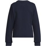 Me & My Monkey - Isabella - Longsleeve - Donkerblauw - Waffle Stof