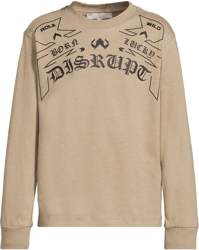 Coolcat - Longsleeve - Beige - Disrupt Printopdruk