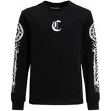 Coolcat - Andy - Longsleeve - Zwart - C Logo Printopdruk