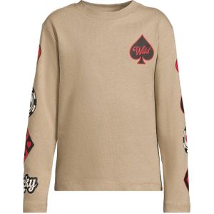 Coolcat - Royce - Longsleeve - Beige - Met Printopdruk